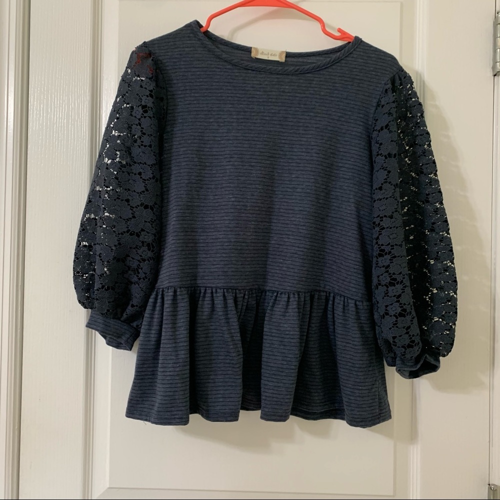 S, ALTAR’D State navy blue shirt